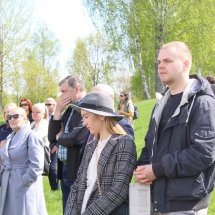 Konkursa &quot;Latvijas lauki gadsimtu griežos&quot; darbu izstādes atklāšana Likteņdārzā 2018. gada 4. maijā